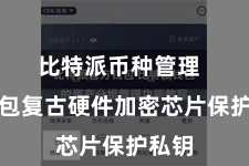 比特派币种管理 该钱包复古硬件加密芯片保护私钥