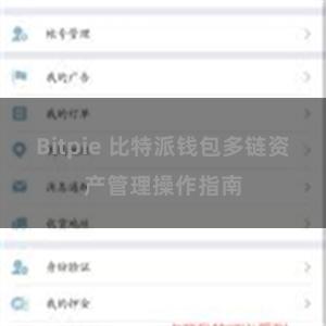 Bitpie 比特派钱包多链资产管理操作指南