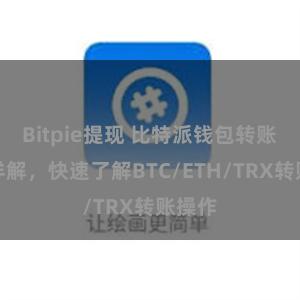 Bitpie提现 比特派钱包转账教程详解，快速了解BTC/ETH/TRX转账操作