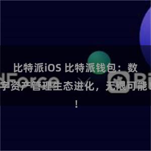 比特派iOS 比特派钱包：数字资产管理生态进化，无限可能！