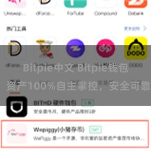 Bitpie中文 Bitpie钱包：资产100%自主掌控，安全可靠。