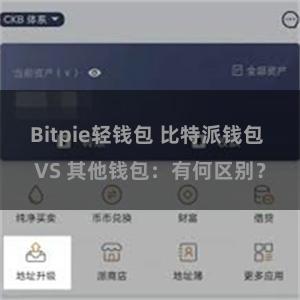 Bitpie轻钱包 比特派钱包 VS 其他钱包：有何区别？