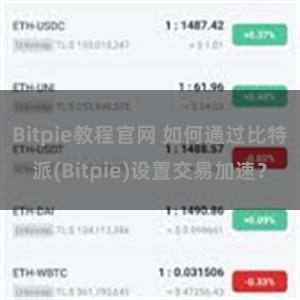 Bitpie教程官网 如何通过比特派(Bitpie)设置交易加速？