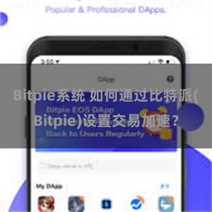 Bitpie系统 如何通过比特派(Bitpie)设置交易加速？