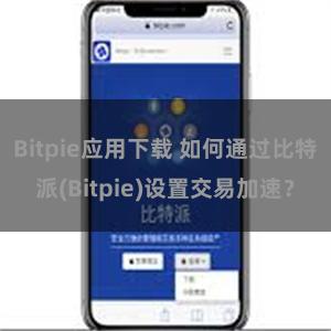 Bitpie应用下载 如何通过比特派(Bitpie)设置交易加速？