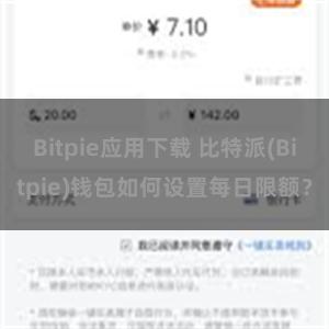 Bitpie应用下载 比特派(Bitpie)钱包如何设置每日限额？