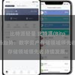 比特派轻量 比特派(Bitpie)钱包市场趋势：数字资产存储领域领先者持续发展。
