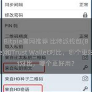 Bitpie官网推荐 比特派钱包(Bitpie)和Trust Wallet对比，哪个更好用？