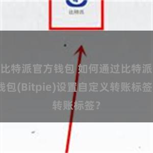 比特派官方钱包 如何通过比特派钱包(Bitpie)设置自定义转账标签？