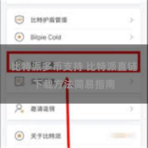 比特派多币支持 比特派直链下载方法简易指南