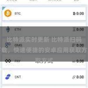 比特派实时更新 比特派扫码下载，快速便捷的安卓应用获取方式