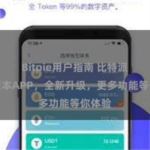 Bitpie用户指南 比特派最新版本APP，全新升级，更多功能等你体验