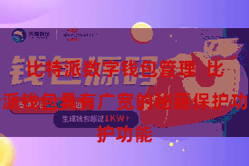 比特派数字钱包管理  比特派钱包具有广宽的秘籍保护功能